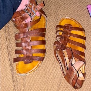 Brown sandals